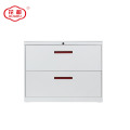 Luoyang Modern Design Thin Edge 2 tiroirs bureau en acier classeur